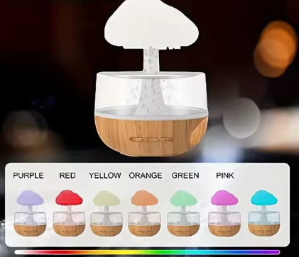 nawilżacz powietrza grzybek lampka nastrojowa LED